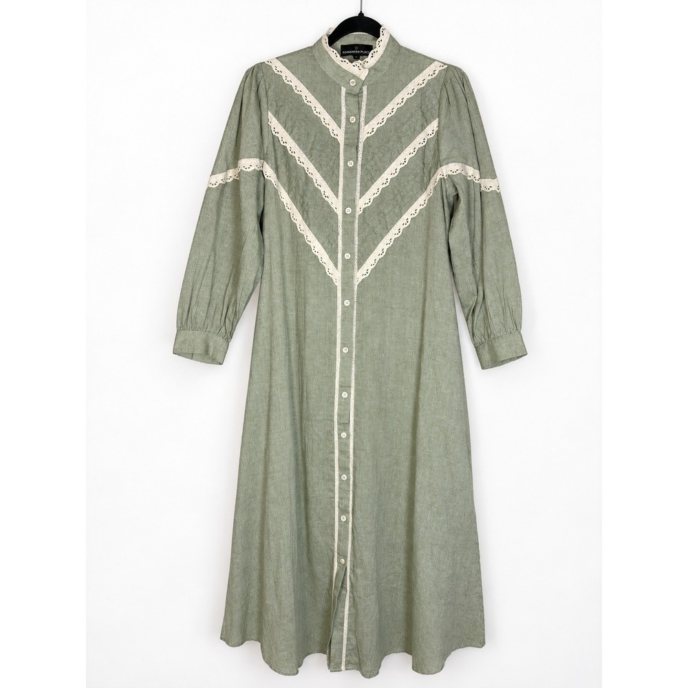 Tuckernuck Pomander Place Laurel Jolene Green Midi Dress (MSRP: $198) Medium - Picture 5 of 7